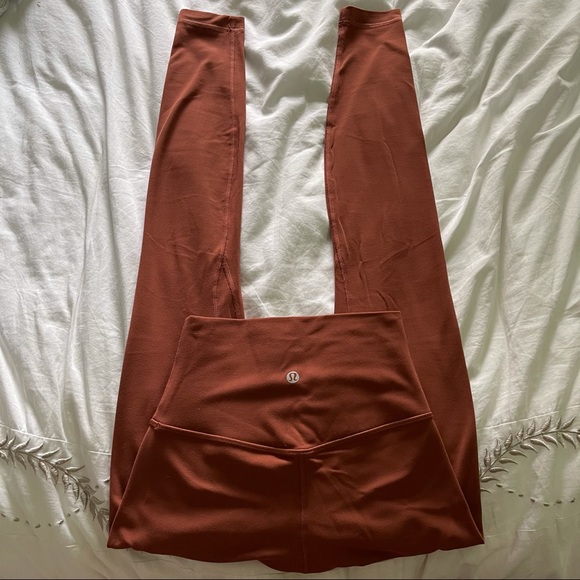 LULULEMON Rustic Clay Align Leggings 28" Sz 2 - Picture 4 of 7